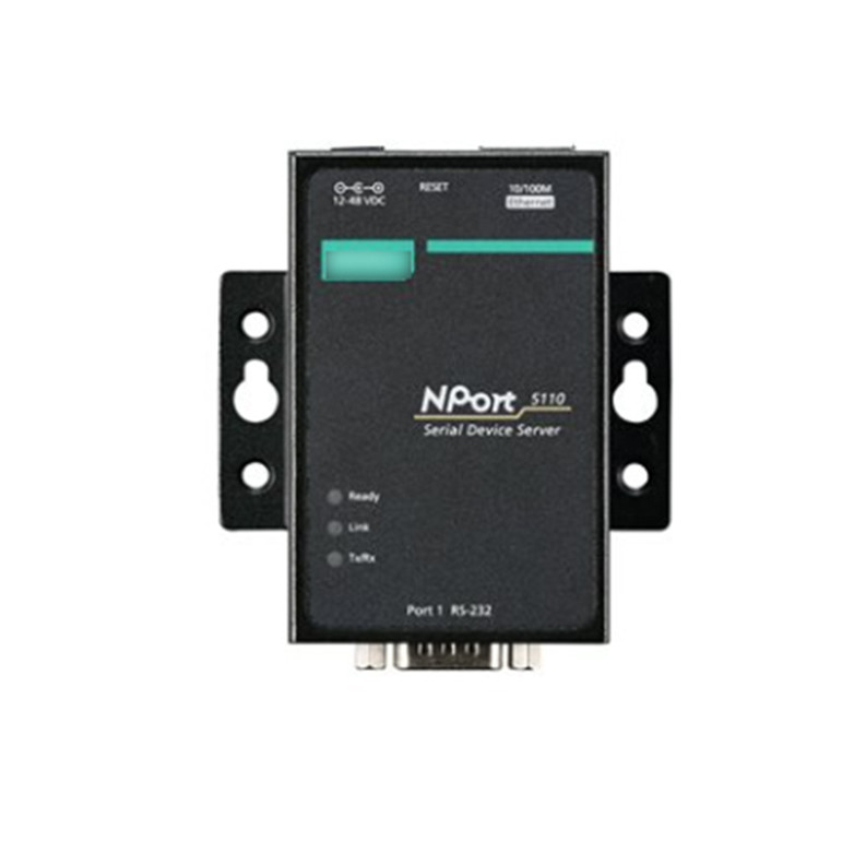 Απευθείας παροχή NPORT 5110 Port RS-232/422/485 Serial Port Device Networking Server για την MOXA