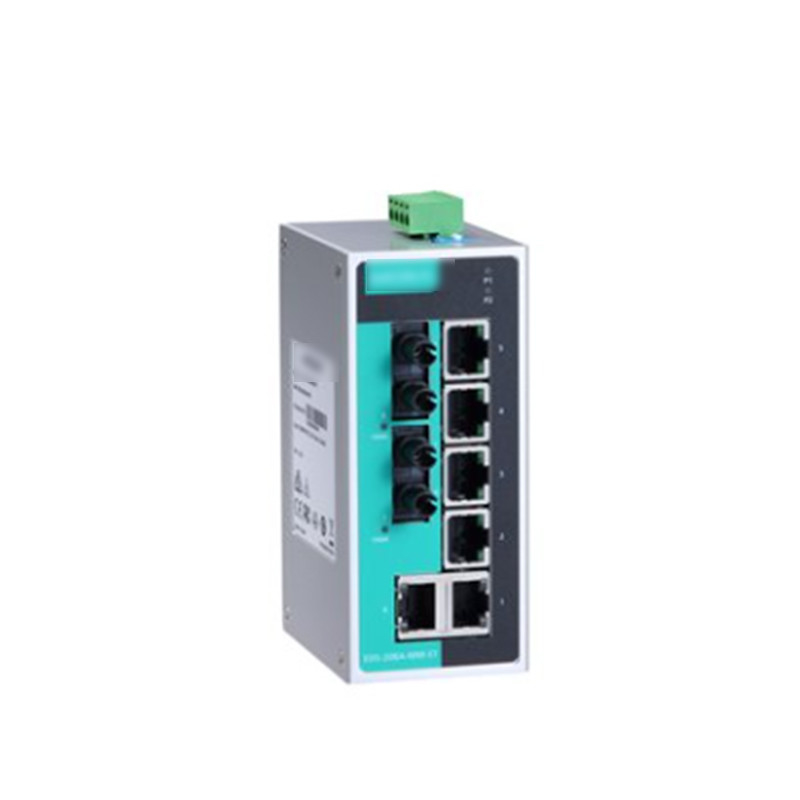 MOXA EDS-208A 8-port μη διαχειριζόμενος βιομηχανικός διακόπτης Ethernet με θήκη αλουμινίου IP30