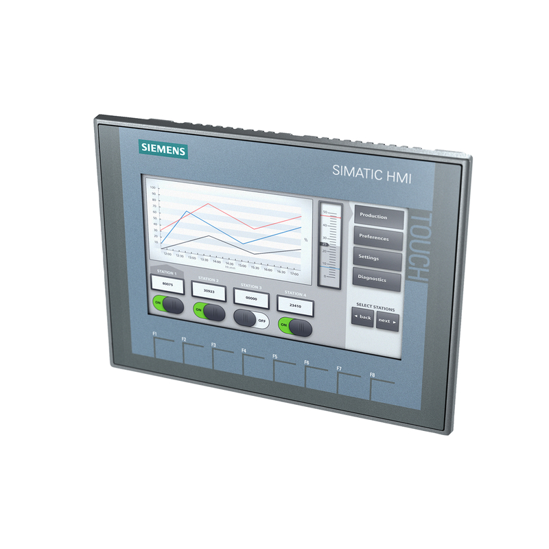 100% Δοκιμασμένο 6AV21232GB030AX0 Siemens HMI KTP700 Basic Lite Panel Πιεστικό κουμπί / λειτουργία αφής Δείκτης TFT 7 &quot;
