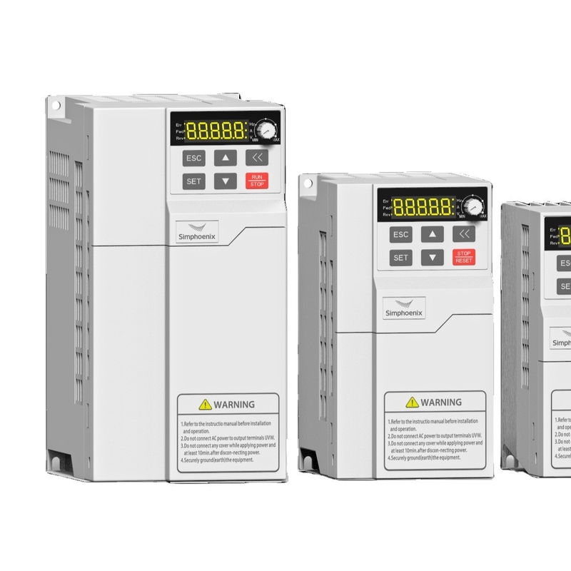 Συμπλέκτη συχνότητας Simphoenix DL100-2S0022 2.2kw ονομαστική ισχύς για μονοφασική 220V