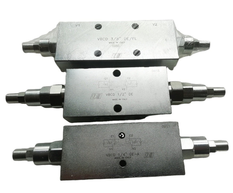 VBCD 3/8&quot; DE/FL Επεκκεντρικές βαλβίδες Αντισταθμιστική βαλβίδα για μέγιστη πίεση 350bar