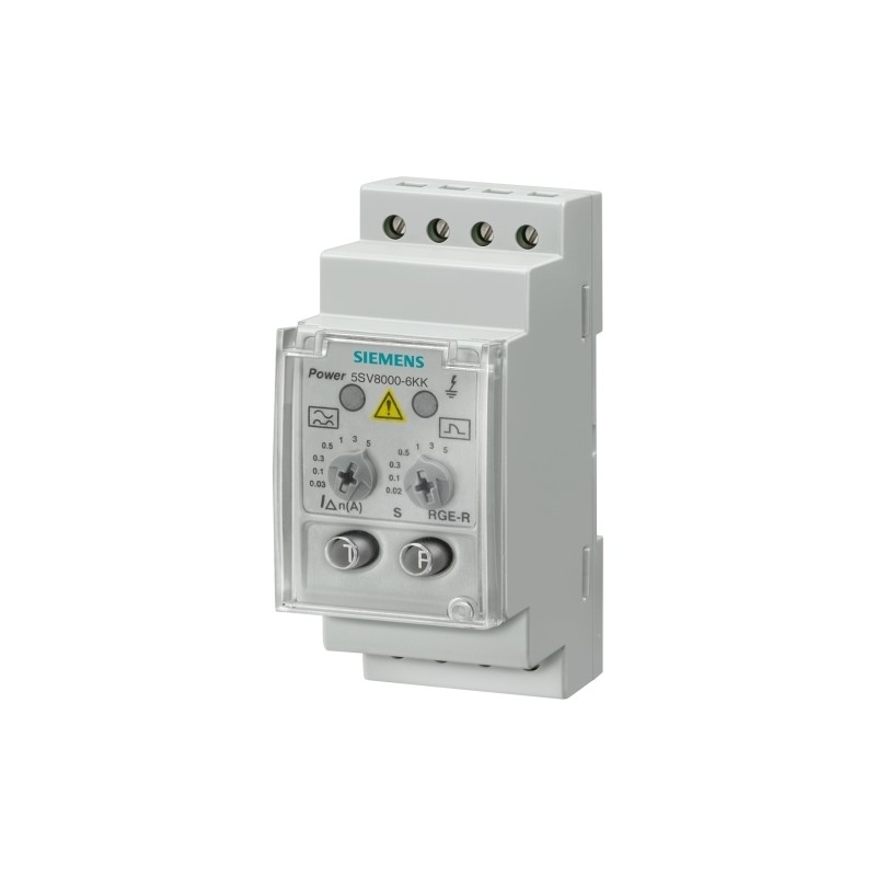 5SV8000-6KK Διαφορετική συσκευή παρακολούθησης ρεύματος ανάλογος τύπου Α IDN 0.03A 5A 0.02 5 Sec