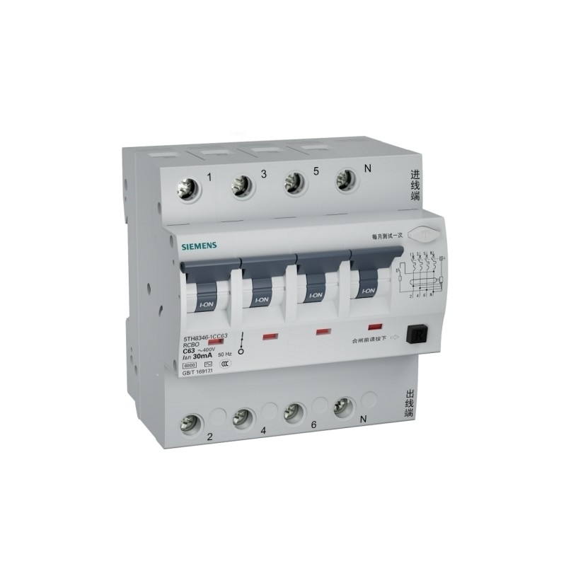 Siemens 5TH8346-1CC32 RCBO 4P C32 30mA ELE AC διακόπτης για επικοινωνιακή διεπαφή