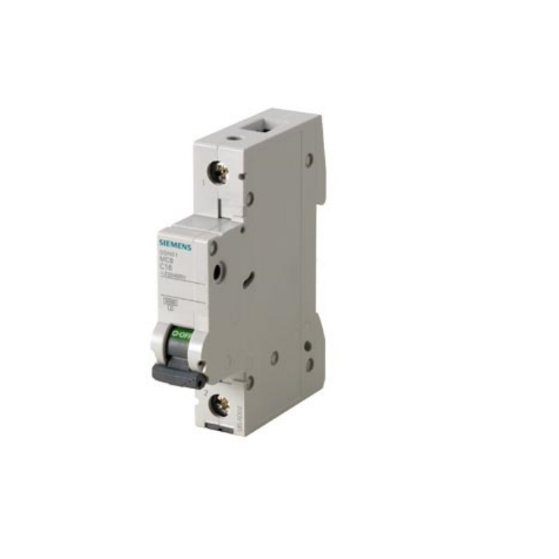 Siemens 5SN6110-7CN 230/400V 6kA 1-πολικός διακόπτης κυκλώματος C 10 A Καθαρό βάρος kg 0,261 Kg