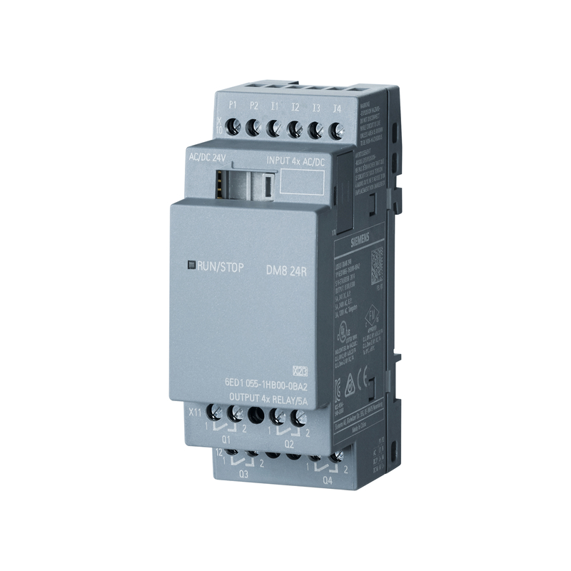 LOGO DM8 24R για LOGO 8 Μοντέλο επέκτασης PLC 6ED1055-1HB00-0BA2 100% πρωτότυπη Siemens FOB