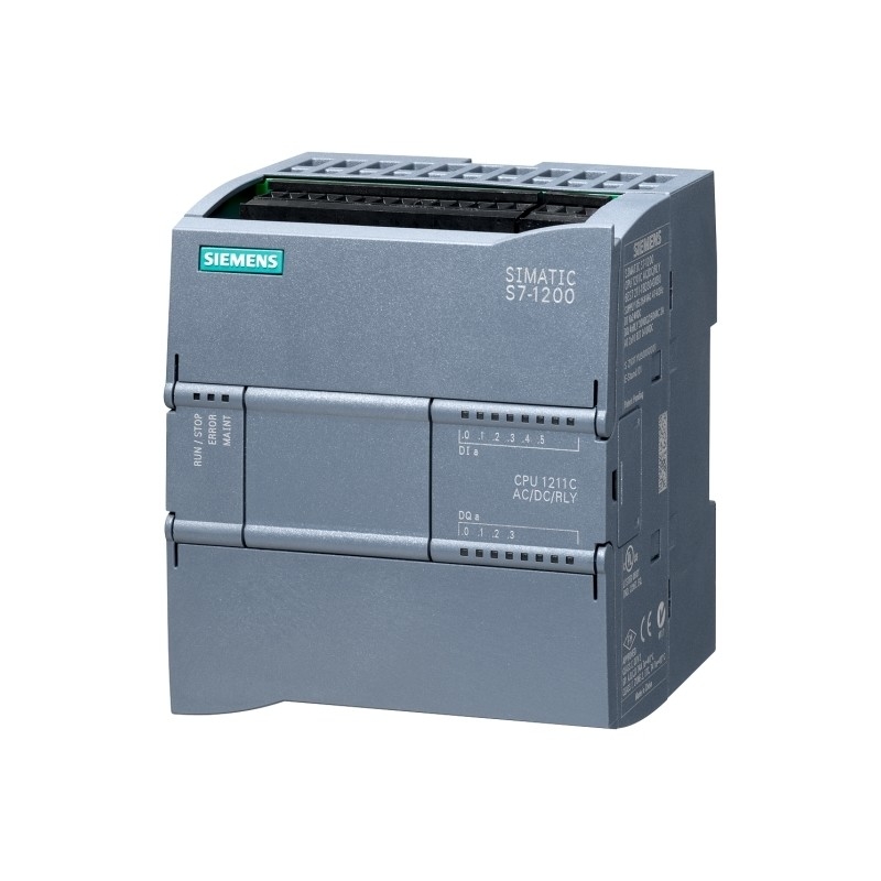 6ES7211-1BE40-0XB0 SIMATIC S7-1200 CPU 1211C Σύνθετη CPU με αναμεταδότη 2A και ισχύ AC/DC