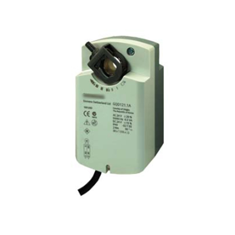100% GQD121.1A Αρχικός ενεργοποιητής αεραγωγών AC/DC24V 2Nm SR με βοηθητικό διακόπτη