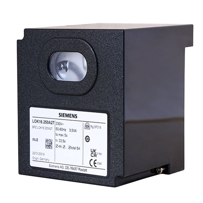 100% πρωτότυπα χειριστήρια καυστήρα SIEMENS LOK16.250A27 για συνεχής λειτουργία LED οθόνης